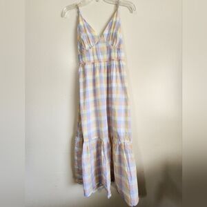 Jessica Simpson Pastel Plaid Dress